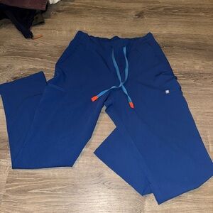 Figs Blue Boot Cut scrub pants